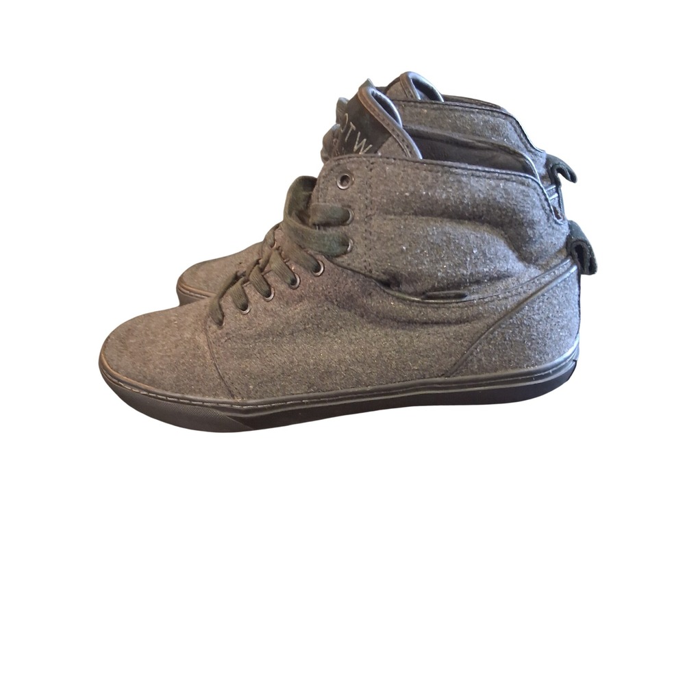 Vans OTW Alomar Charcoal Grey Wool High Top Sneakers Mens 11 VN-0KX0WX1